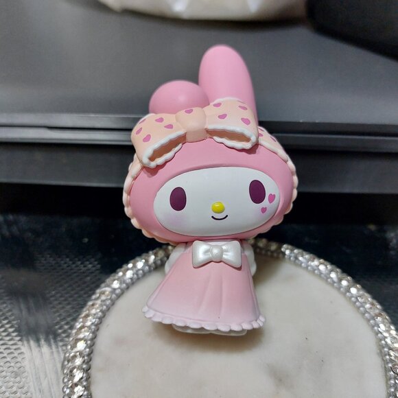 Rare Beautiful My Melody Little Cutie Bow Headband In Beautiful Dress Figure - Picture 5 of 6
